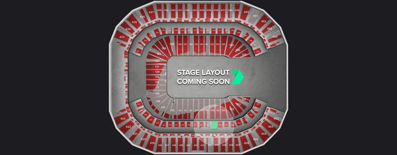 Seat view from Club