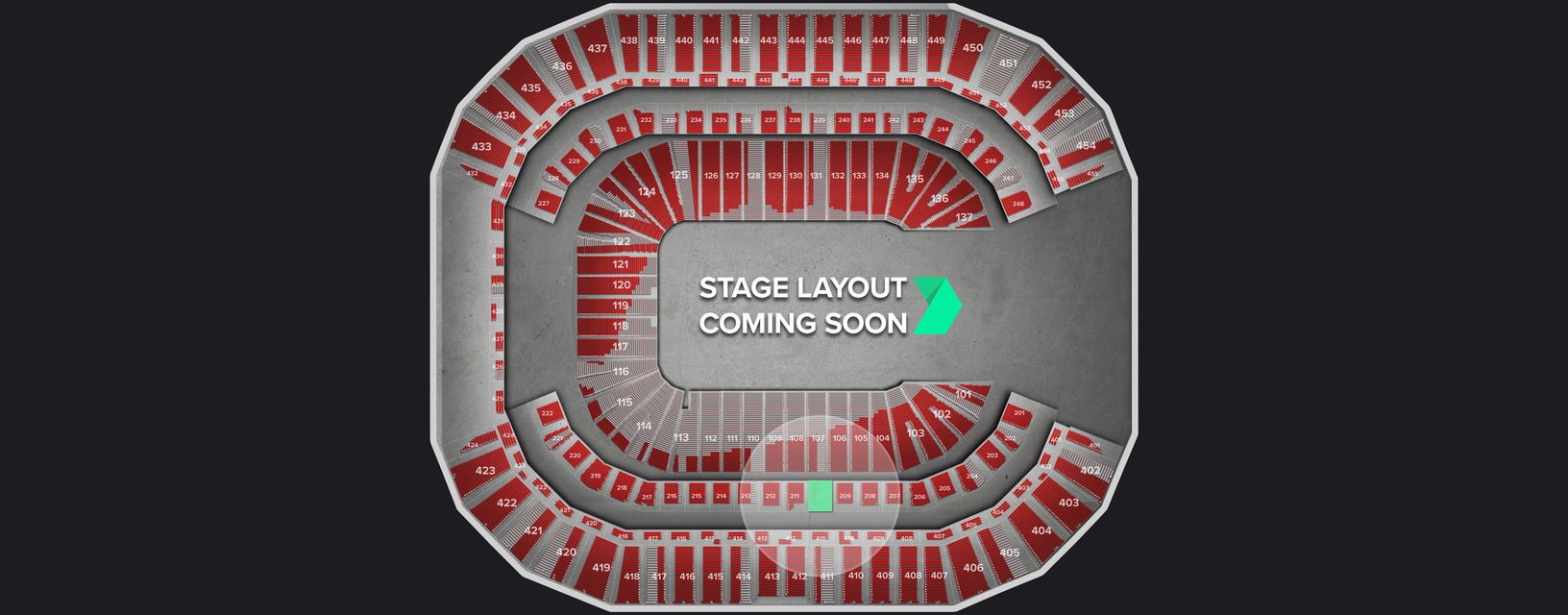 Seat view from Club