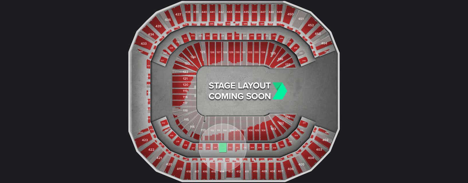 Seat view from Club