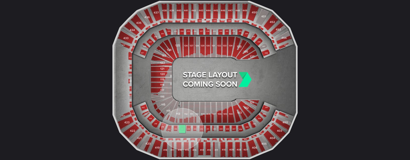 Seat view from Club