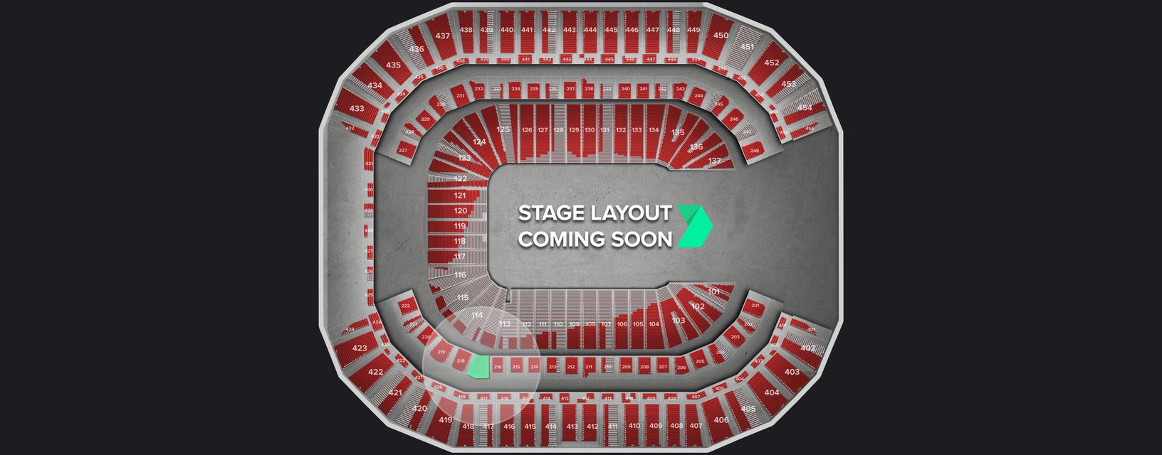 Seat view from Club