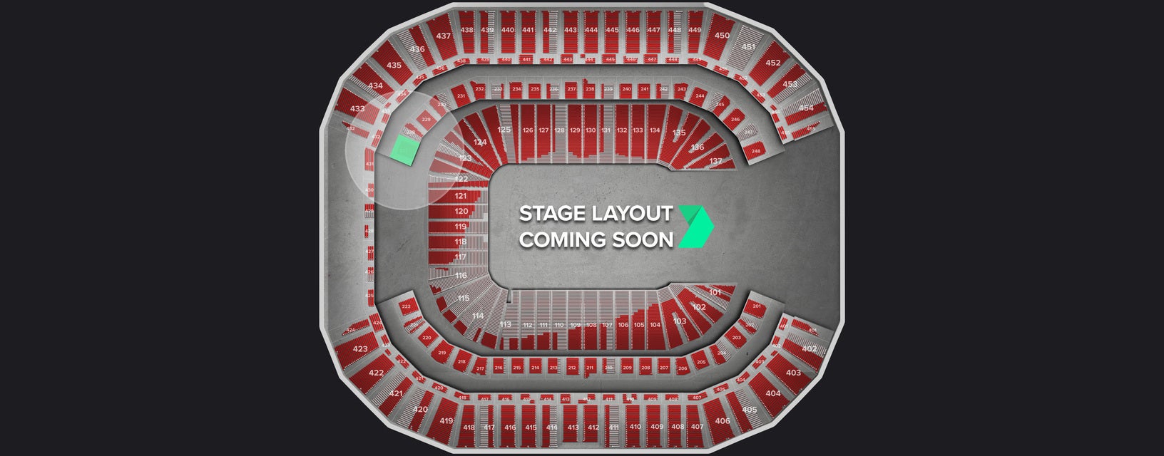 Seat view from Club
