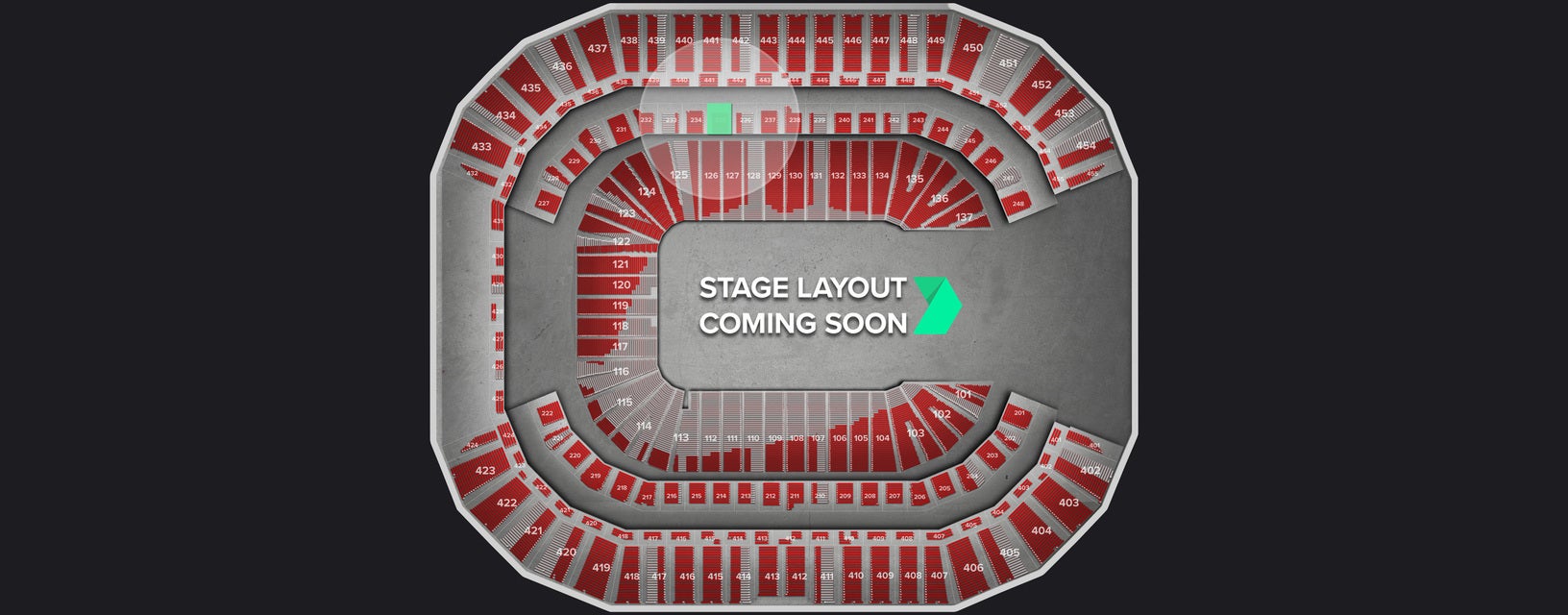 Seat view from Club