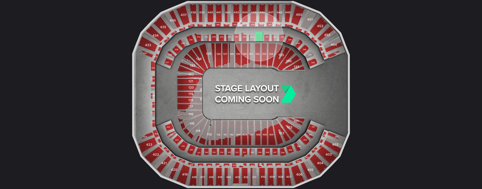 Seat view from Club