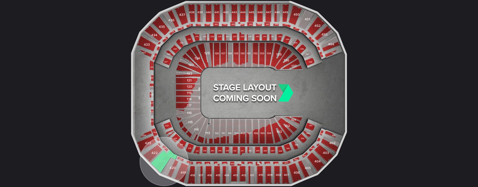 Seat view from Terrace Level