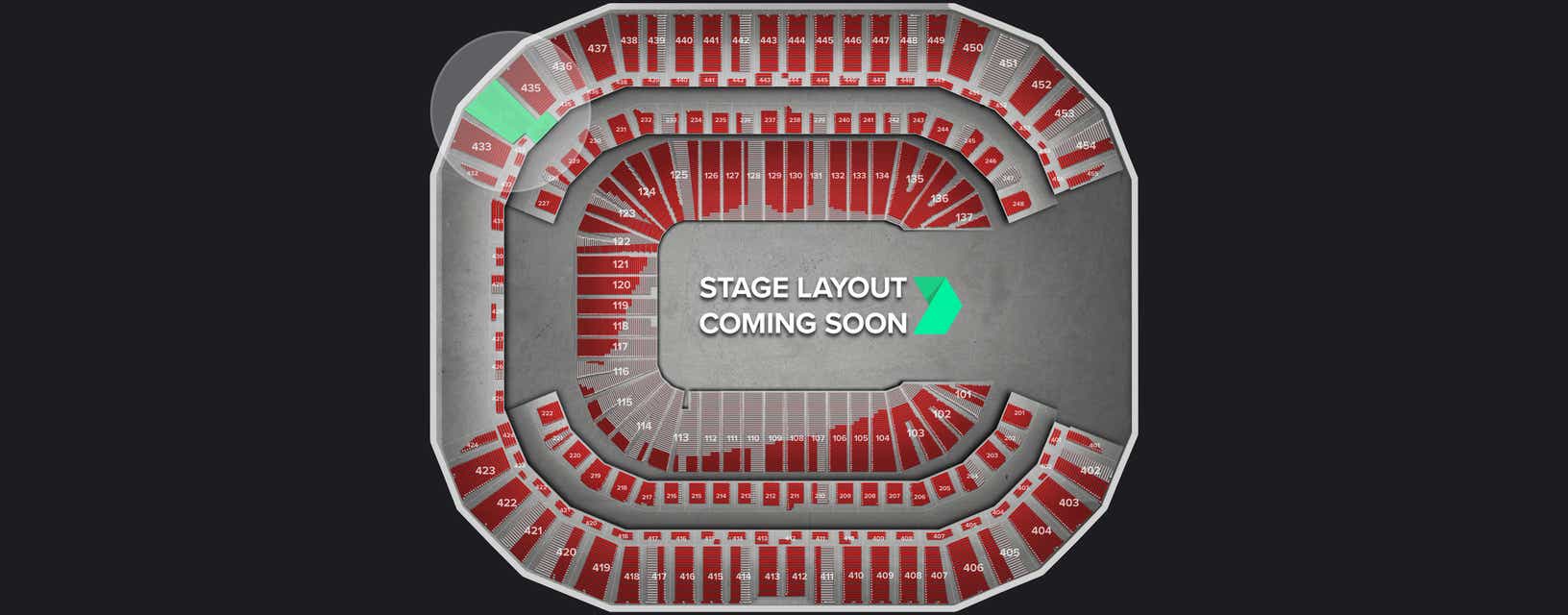 Seat view from Terrace Level