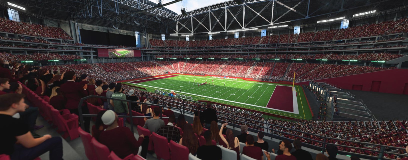 Seat view from Club