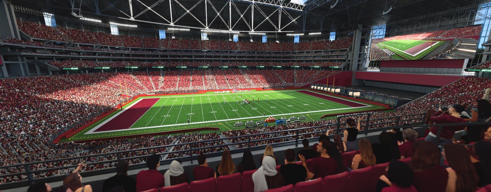 Seat view from Club