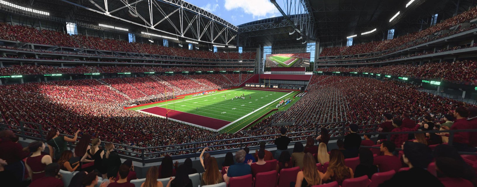 Seat view from Club