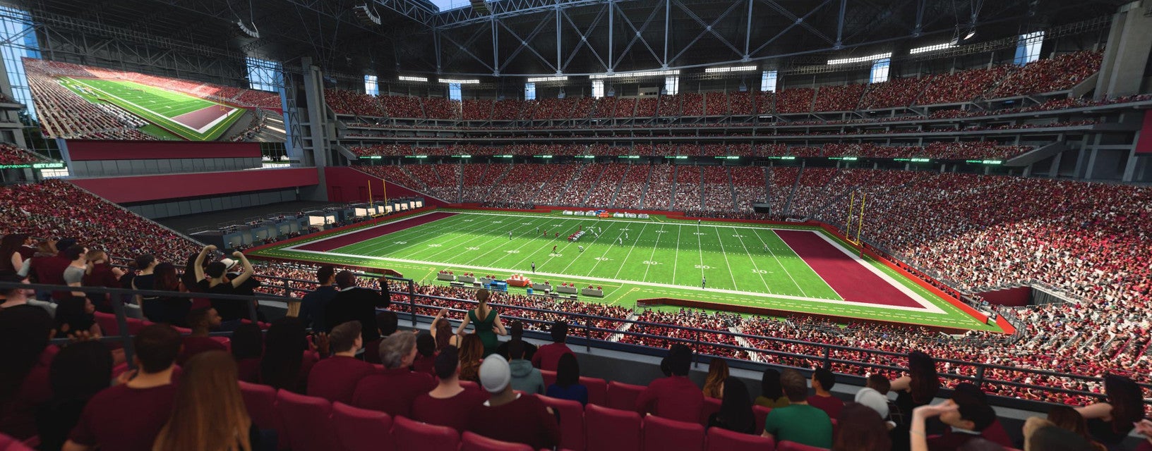 Seat view from Club