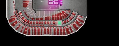 Seat view from Club