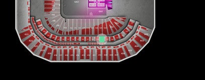 Seat view from Club