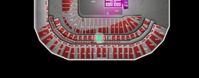 Seat view from Club