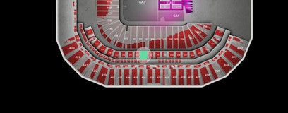 Seat view from Club