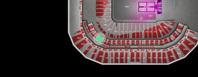 Seat view from Club