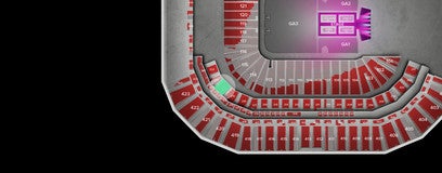 Seat view from Club