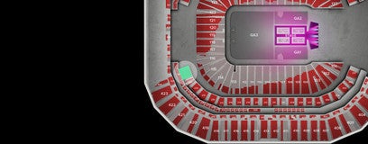 Seat view from Club