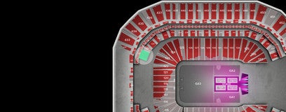 Seat view from Club