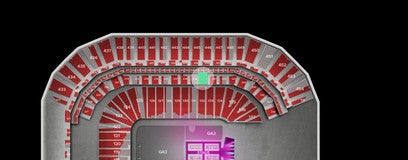 Seat view from Club
