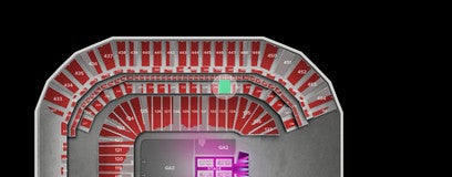 Seat view from Club