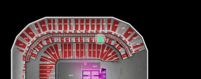 Seat view from Club