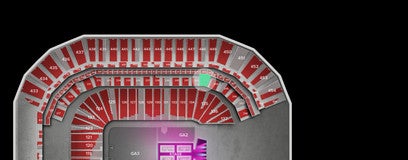 Seat view from Club