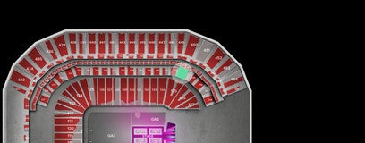 Seat view from Club
