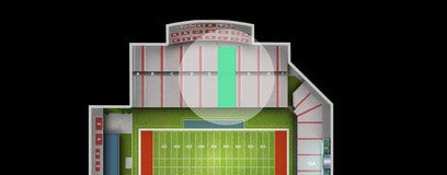 Seat view from Sideline Seating