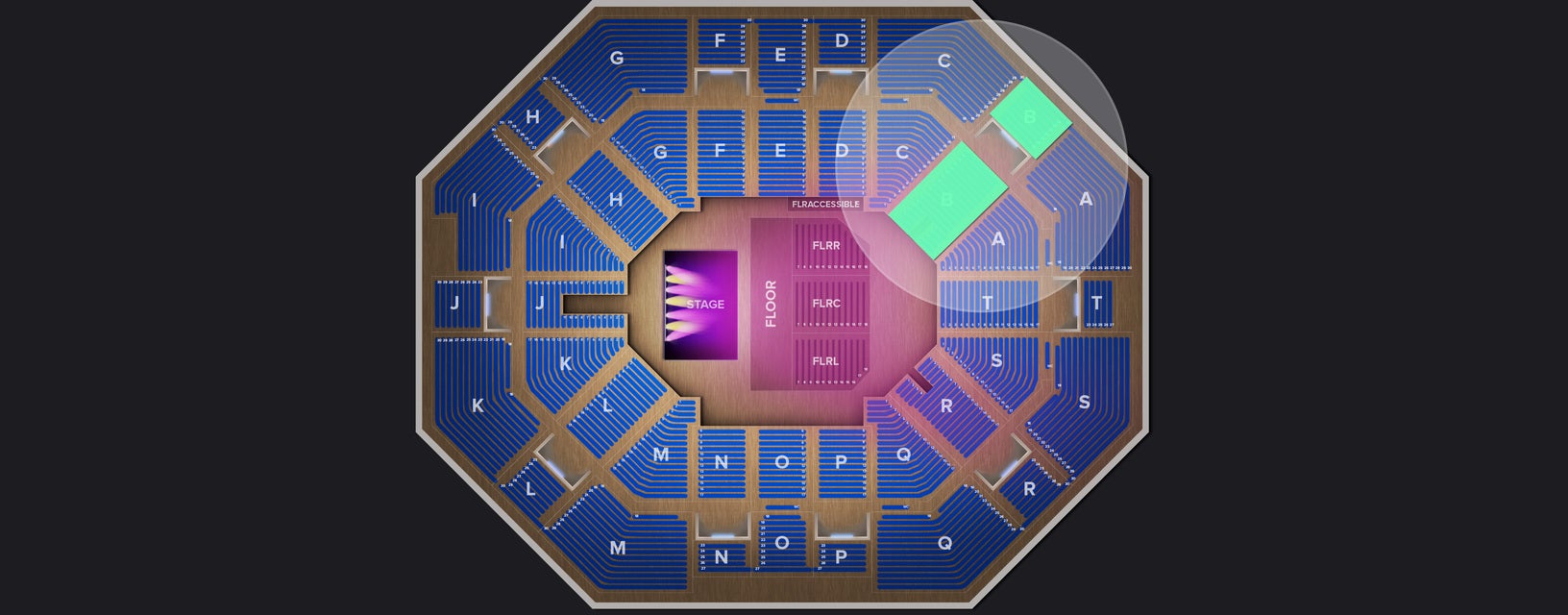 Seat view from Lower