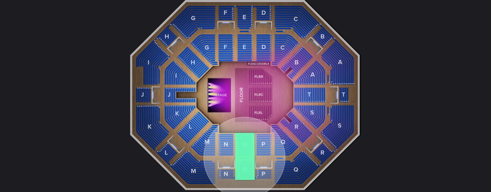 Seat view from Lower