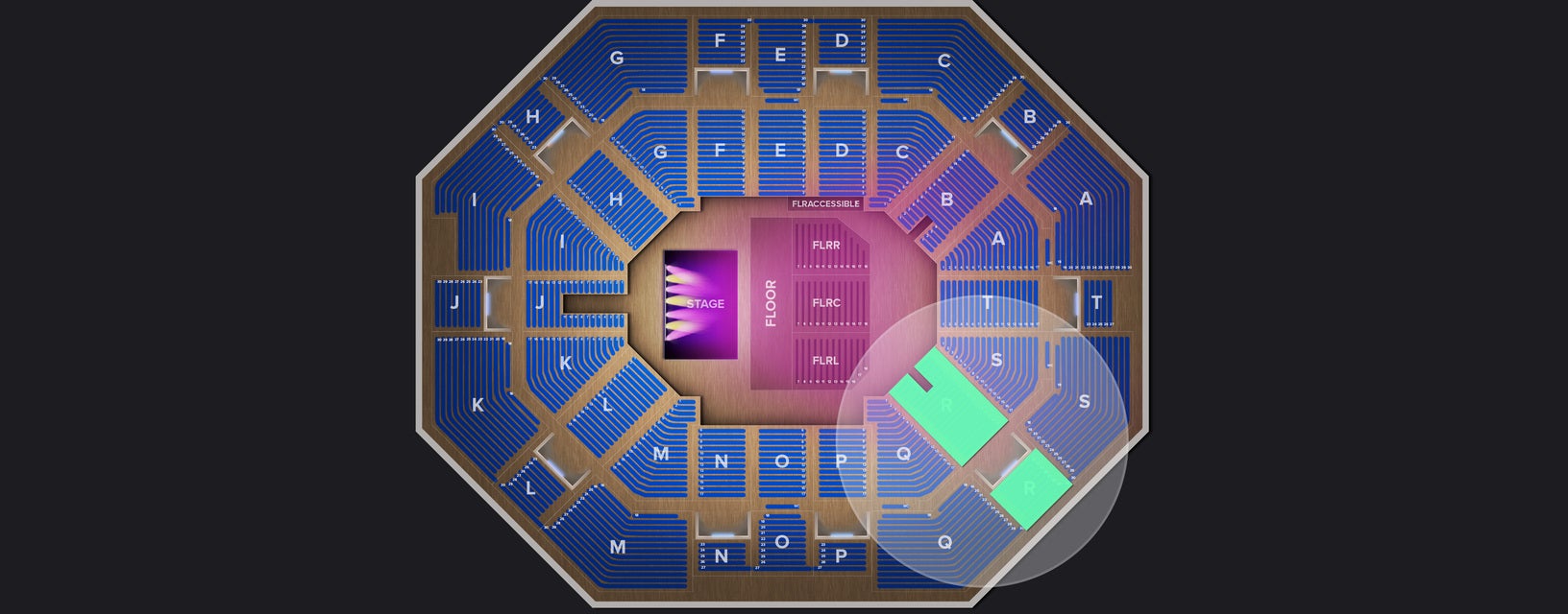 Seat view from Upper