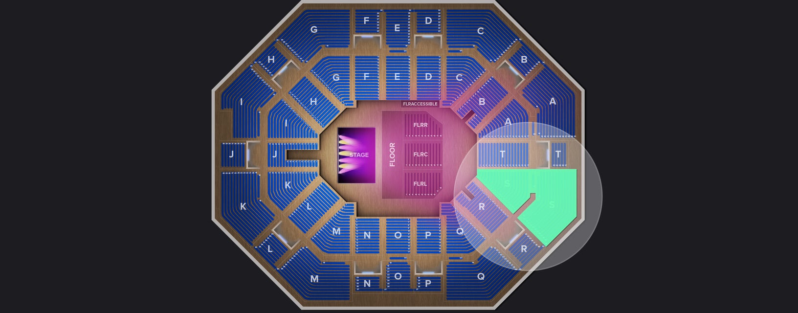 Seat view from Upper