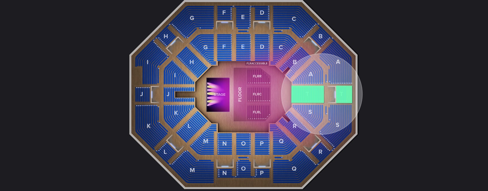 Seat view from Lower