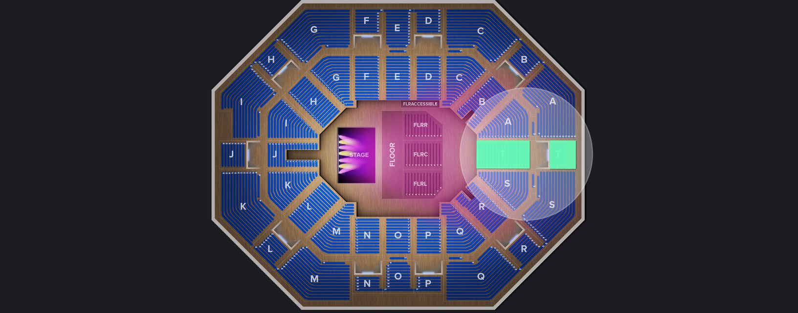 Seat view from Lower