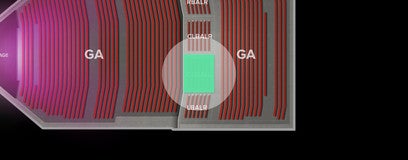 Seat view from Center Left Balcony