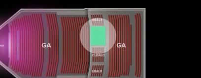 Seat view from Center Left Balcony Right