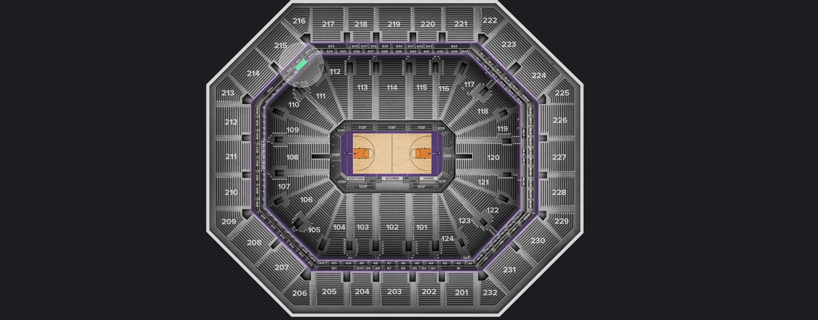 Seat view from Suite