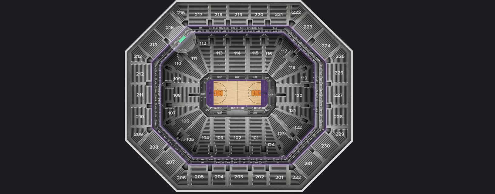 Seat view from Suite