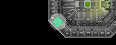 Seat view from Upper