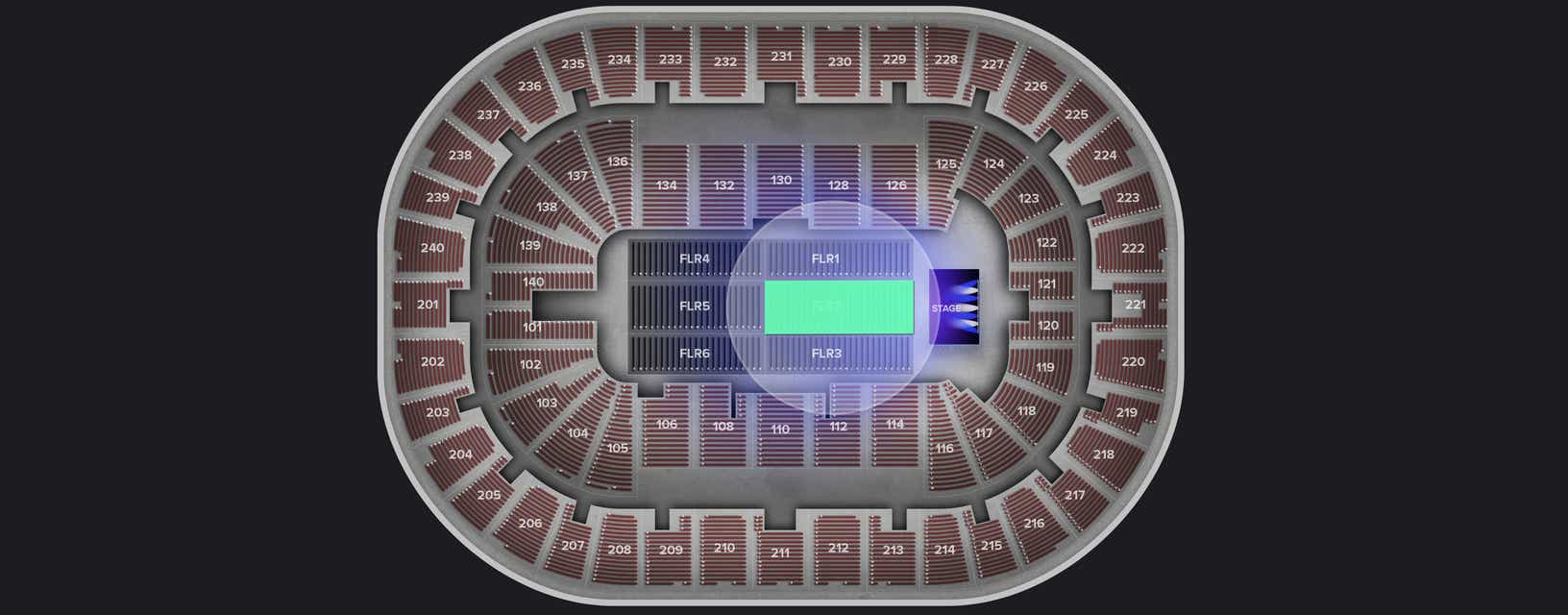 Seat view from Floor