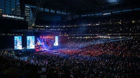 Seat view from Valhalla Club
