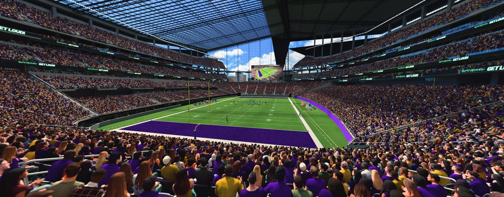 Seat view from Lower End Zone