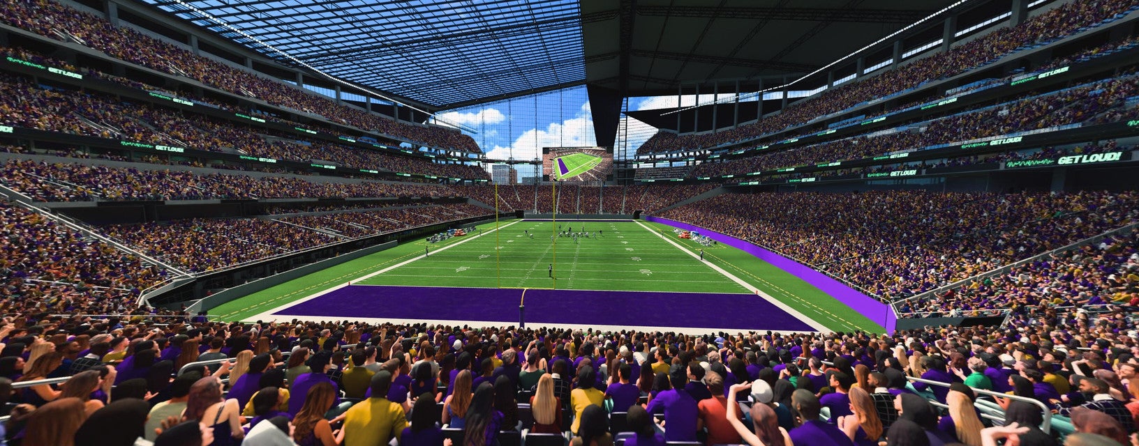Seat view from Lower End Zone