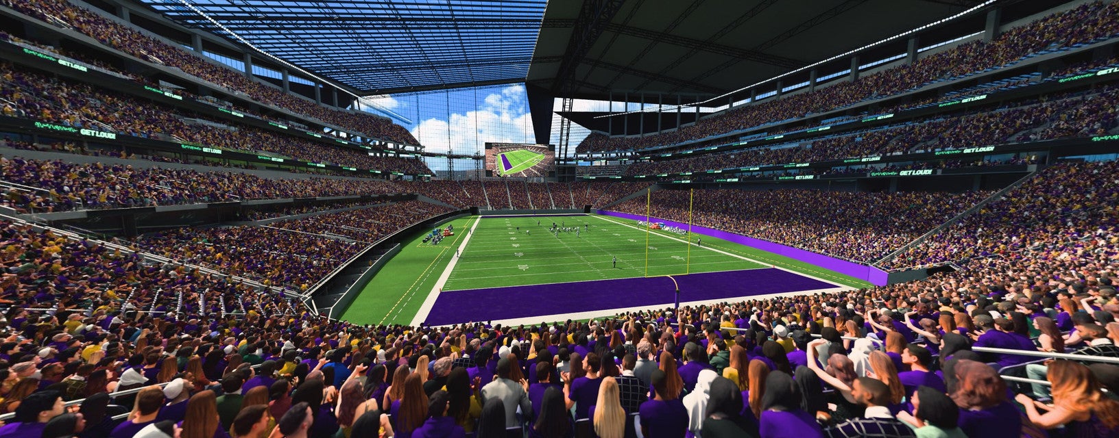 Seat view from Lower End Zone