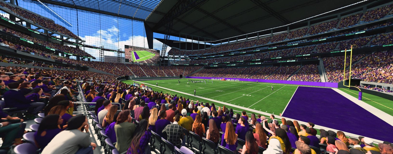 Seat view from Lower Sideline
