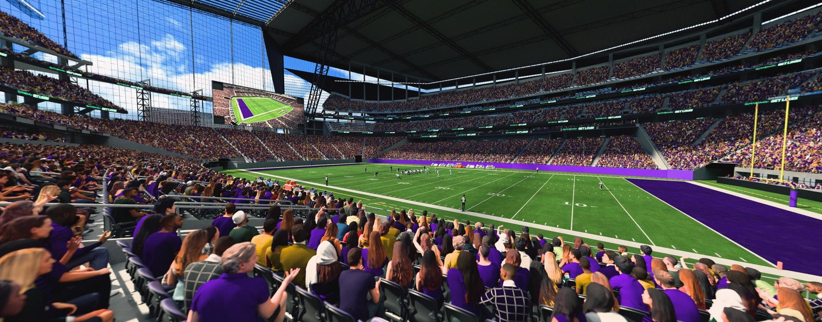 Seat view from Lower Sideline