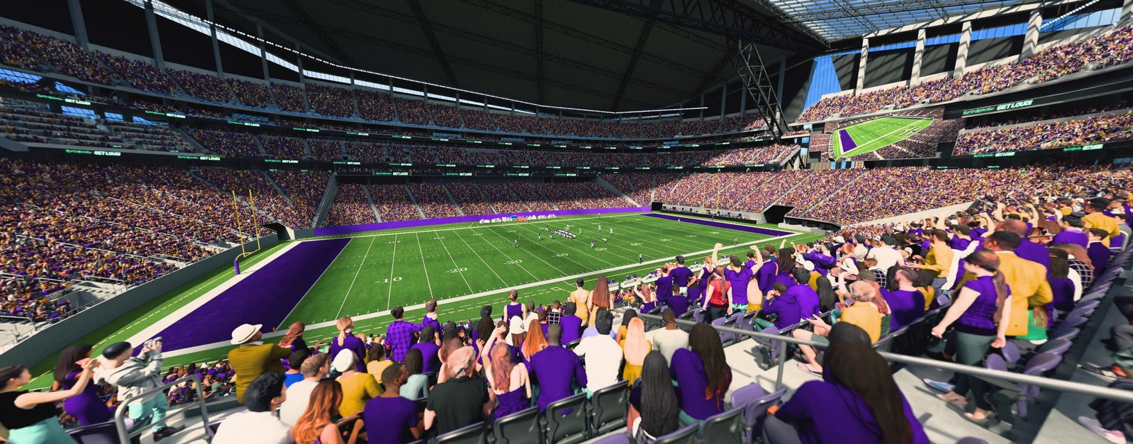 Seat view from Lower Sideline