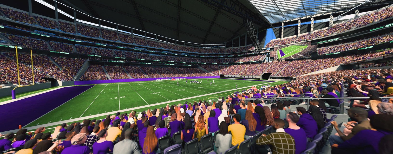 Seat view from Lower Sideline