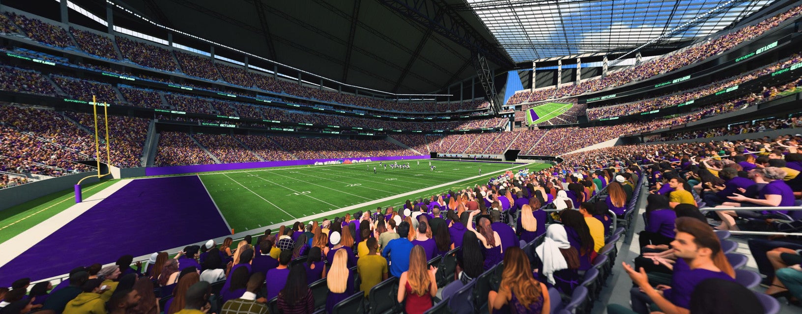 Seat view from Lower Sideline