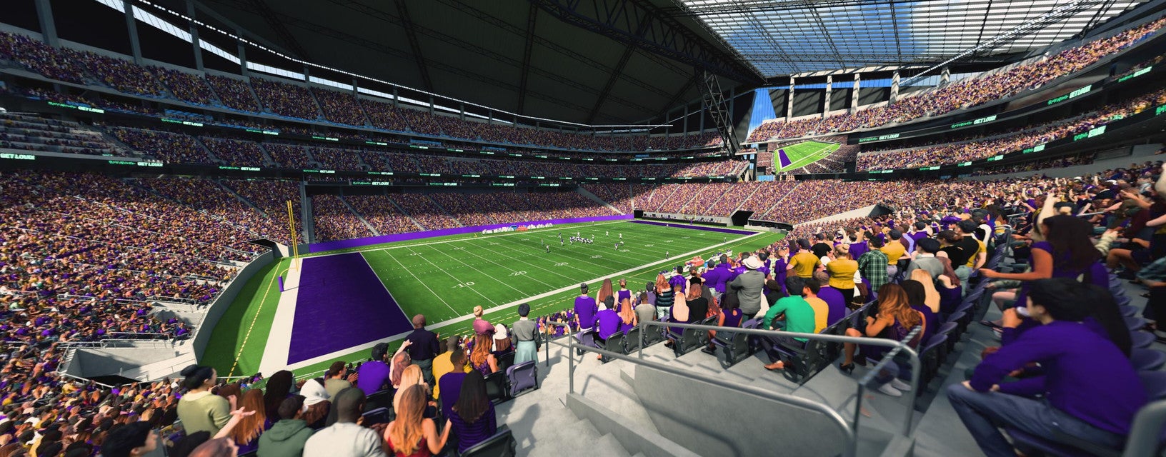 Seat view from Lower Sideline
